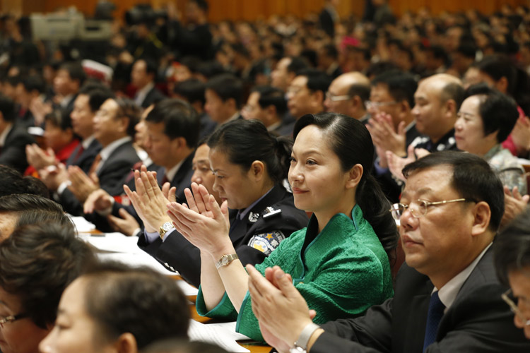 11月8日，中國共產黨第十八次全國代表大會在北京人民大會堂隆重開幕。 新華社記者鞠鵬攝