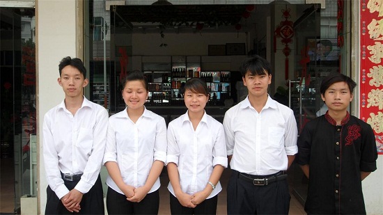 八仙林團支部班子合影