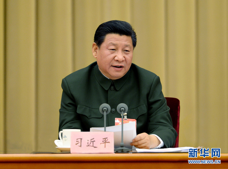 12月3日至4日，全軍裝備工作會議在北京召開。中共中央總書記、國家主席、中央軍委主席習近平在會上發表重要講話。 新華社記者李剛攝