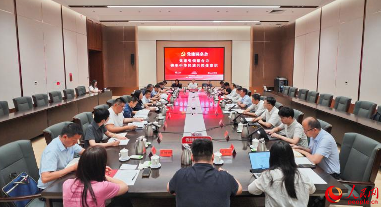 党建圆桌会现场。人民网 李欣洋摄