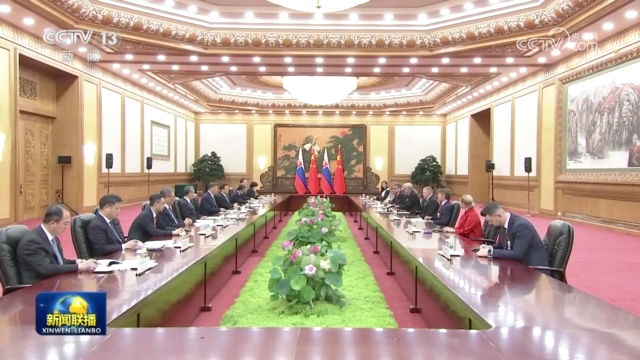 习近平会见斯洛伐克总理